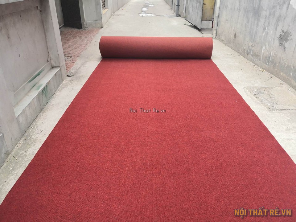 Cuộn thảm trải sàn sự kiện màu đỏ trầu